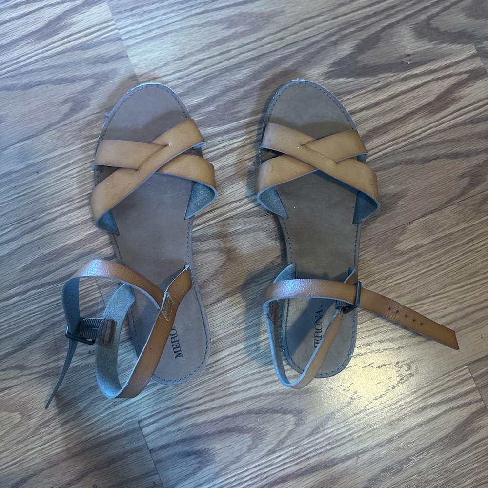 Tan Strappy Sandals
